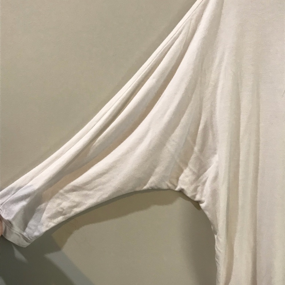 3/4 sleeve, off the shoulder shirt